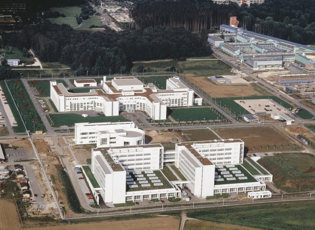Ulm, Daimler-Benz-Forschungszentrum, um 1993 (Bild: Mercedes Benz AB)