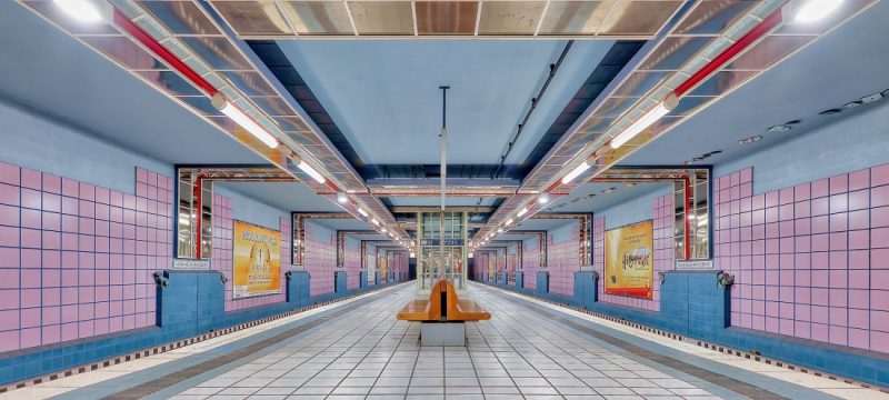 Hamburg, U-Bahnhof Mümmelmannsberg (Bild: Norbert Wegner, via flickr, 2021)